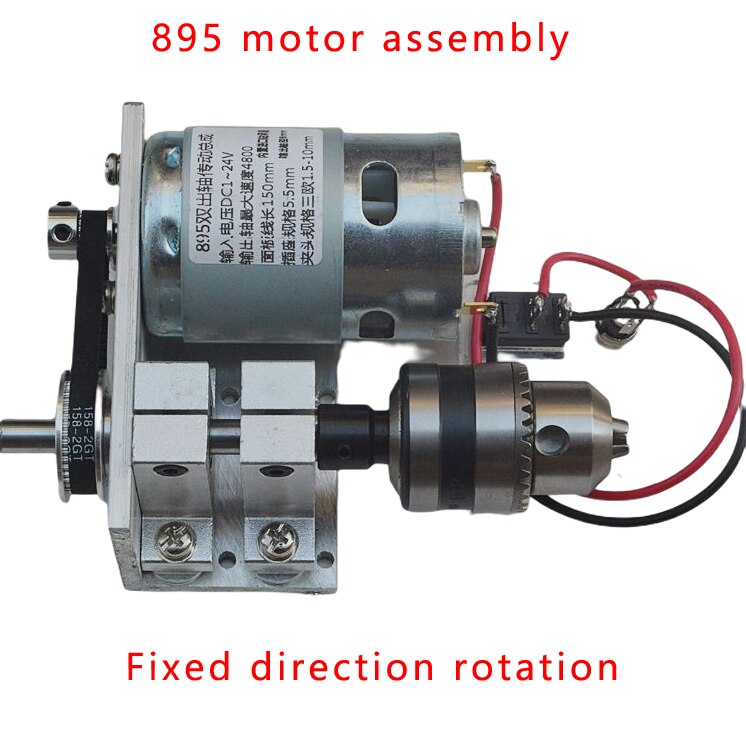 895/775/795 DC Motor, Lathe Assembly Spindle, High Torque, Bead Lathe, Forward and Reverse: Red