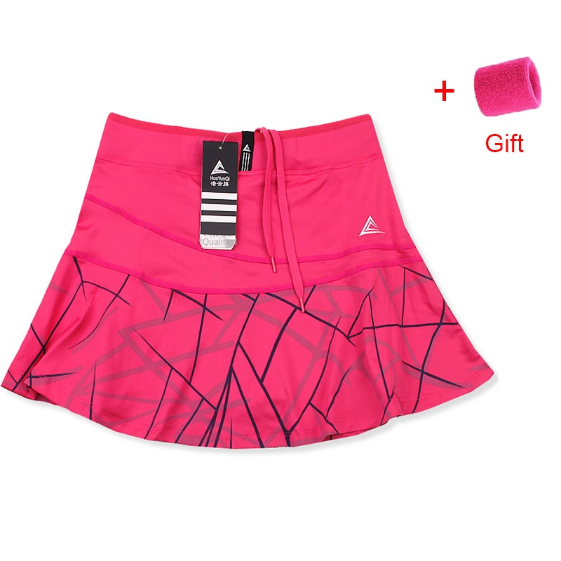 Damesport tennis para ropa deporte tenis mujer dame badminton med sikkerhetsshorts stripet golfskjørt falda pantalon skorts