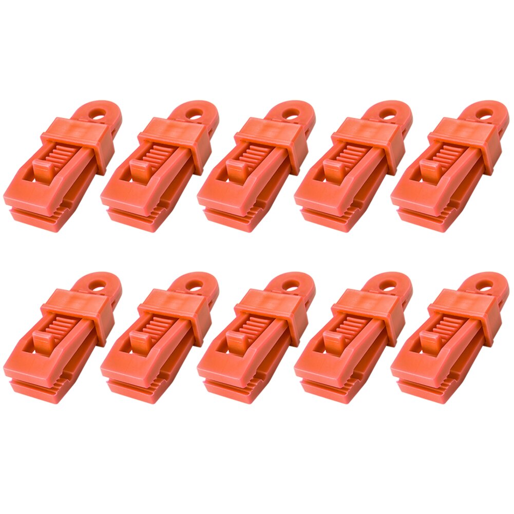 10 stücke Zelt Haken Outdoor Camping Große Markise Baldachin Pull Punkt Haken Multi-funktionale Praktische Langlebig Schnalle Zelt Barb clips: B orange