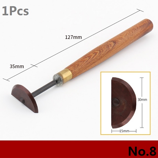 Ceramic Tool Trimming Tungsten Steel Knife Ceramic Clay Plastic Trimming Tool Mahogany Wear-resistant Super Hard Modification: 8 number