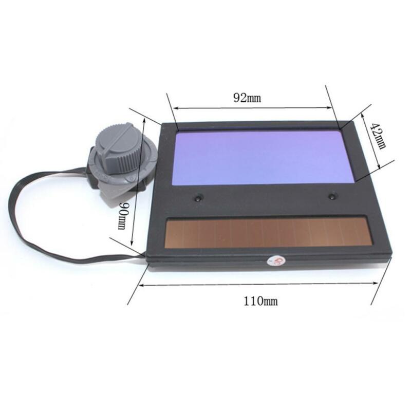 1*Welding Goggle Lens ABS + LCD Screen Solar Auto Darkening Mask Goggles Lens Fit For Welding Helmet