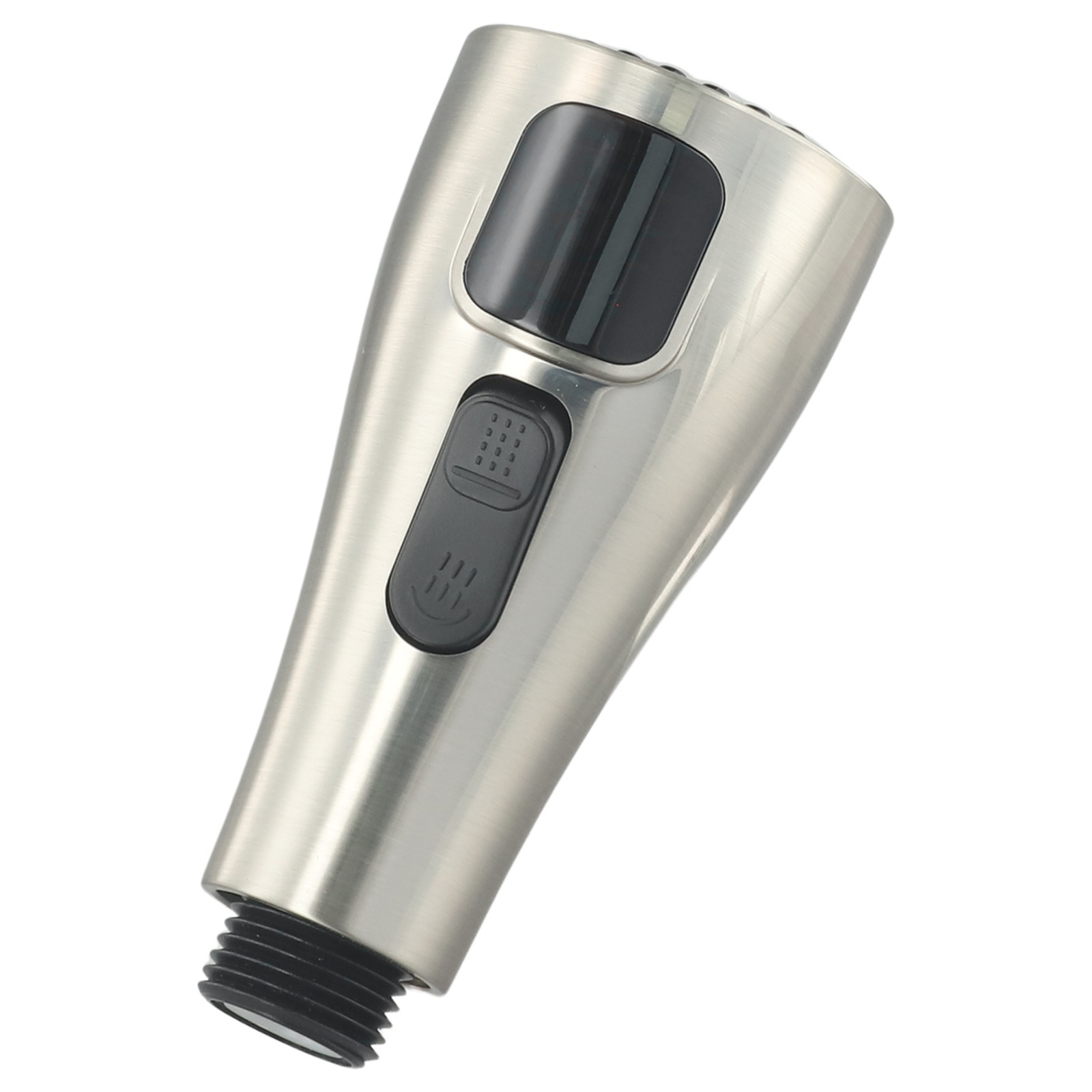 Kitchen Faucet Head LED Faucet Tap Nozzle Replacement Water Saving Reduce Bills Kitchen Swivel Head Digital Pull-out Nozzle: Silver