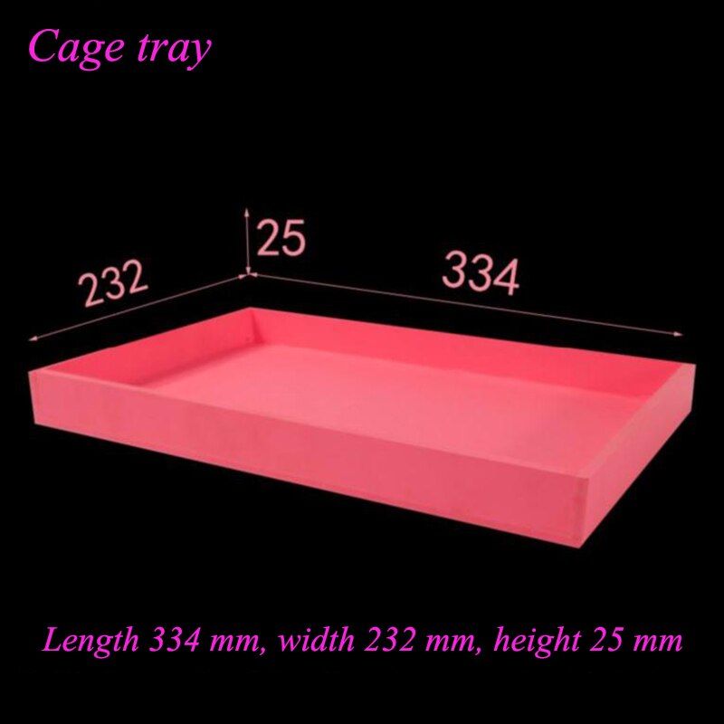 Hamsterhuis acryl cavia kooi dubbellaags oversized villa kleine dierenbenodigdheden speelgoedset 30 x 19 x 30cm: Lade -4