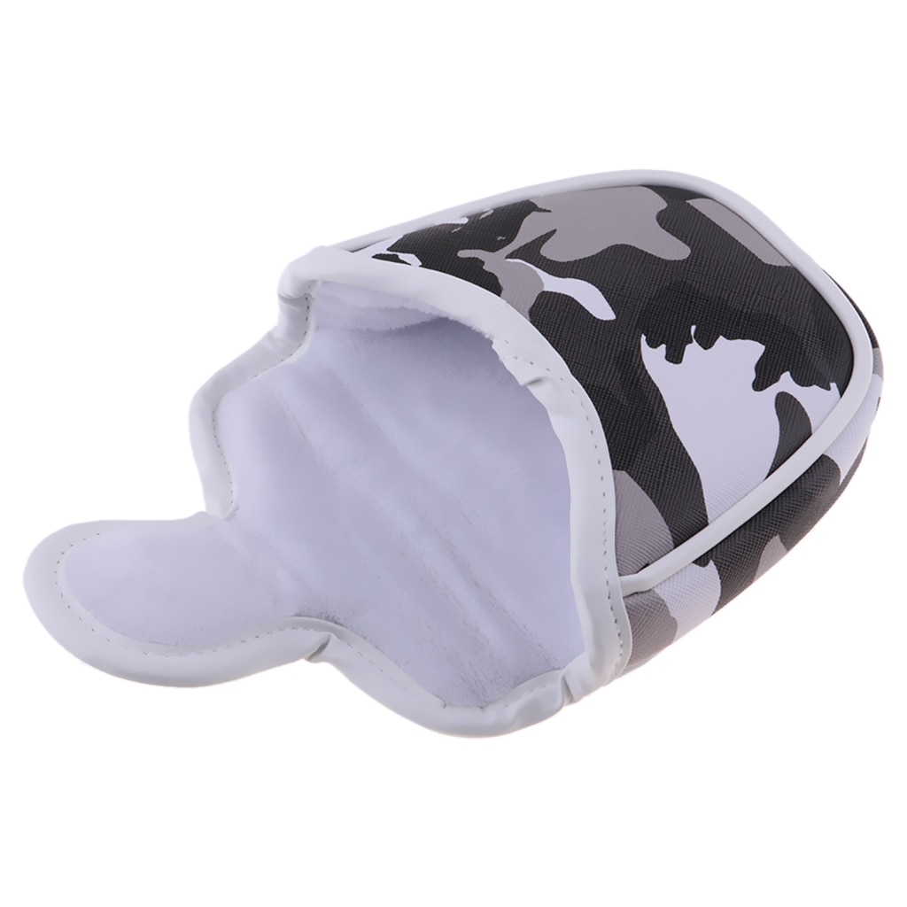 Camouflage Golf Club Abdeckung Mallet Putter Headcover Halbkreis Zentrum Putter Hülse Club Kopf Protector