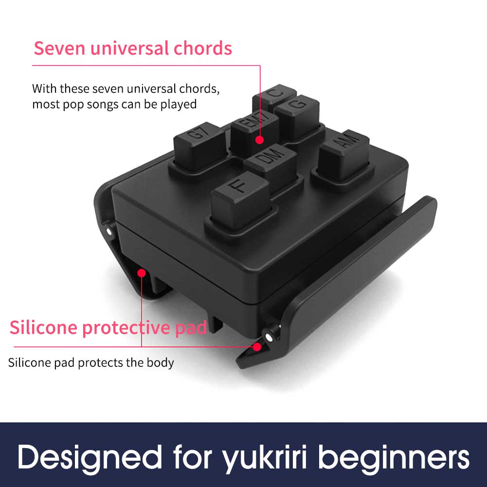 Buddy Practrice Aid Learning System Teaching High Strength Ergonomic Musical Ukulele Chord Trainer Beginner Assistant