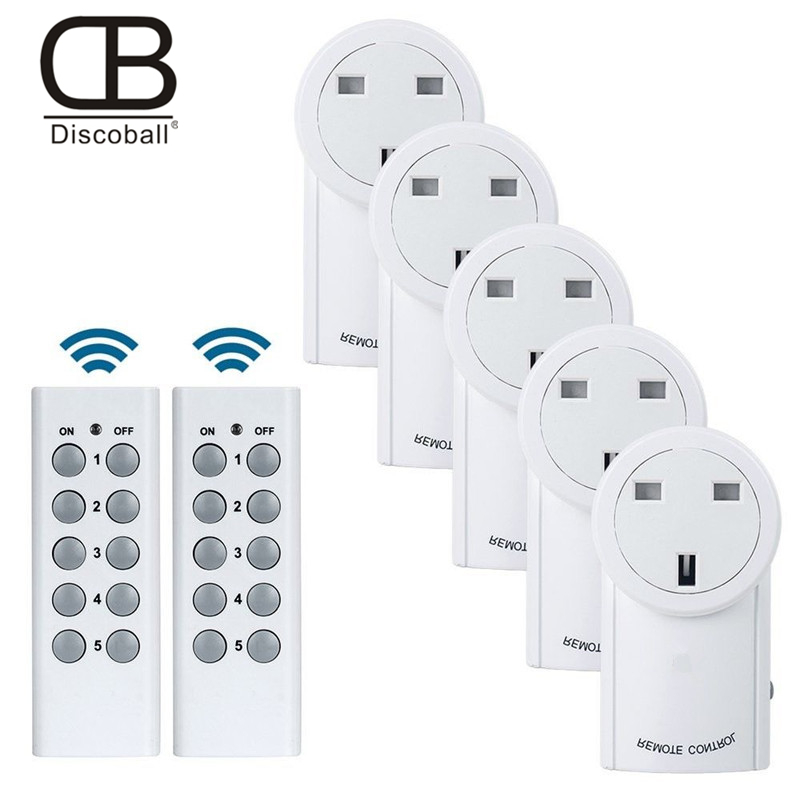 UK Wireless Outlet Remote Control Socket Light Switches House Power Outlet Light Switch Socket +Remote UK Connector Plug DC 12V
