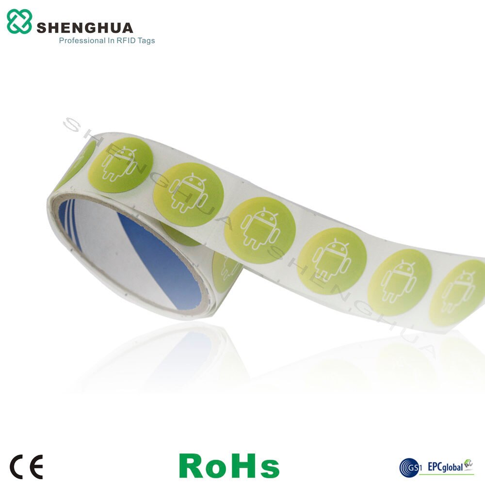 10 stks/pak Mobiele Telefoons Mobiele Betaling NFC Papier Tags F08 Smart Tags 30*30mm