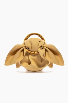 Original sacs à main lin sac anneau bambou poignée sac à main Harajuku Style bandoulière sacs à provisions
