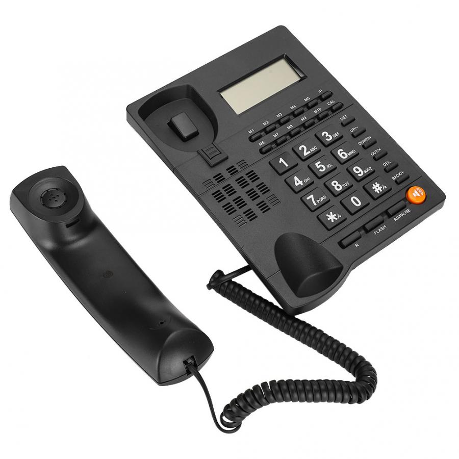 Landline Phone Business Office Home Use Corded Landline Fixed Telephone Desk Phone with Caller ID Display home phone telefone