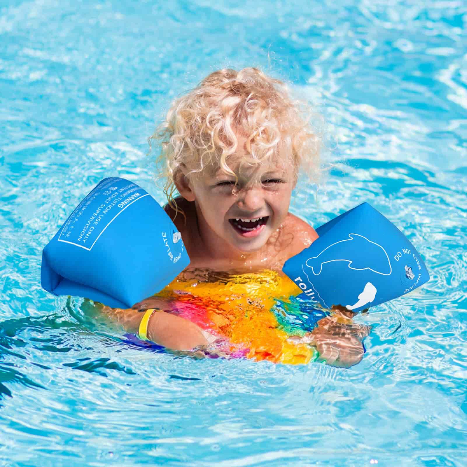 Brazo inflable de natación para niños y adultos, flotador de seguridad, para natación, para aprender a nadar, accesorio deportivo