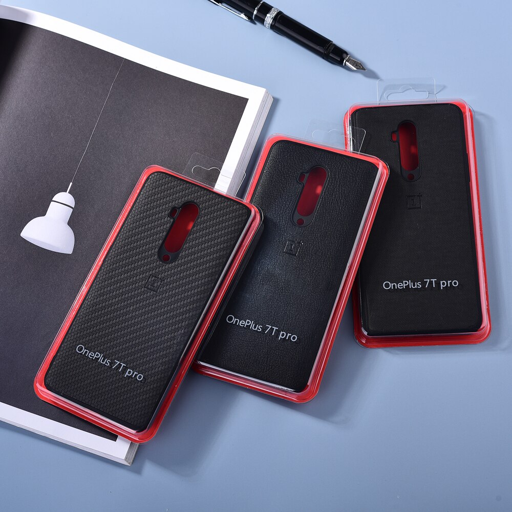 Originele Oneplus 7T Pro 8 8pro Nord Case Carbon Fiber Skin Hard Cover Shock-Proof Shell Voor oneplus 1 + 8T Nord N10 N 100