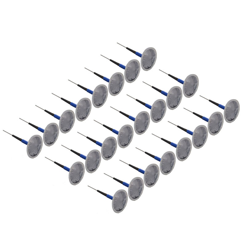 24pcs/set Auto Vehicle Tubeless Tyre Puncture Repair Kit 36mm Wired Mushroom Plug Patch Tire Repair Tools Set