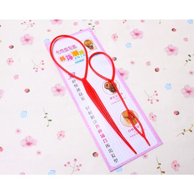 Vrouwen Haar Accessoires Elastische Haarbanden Haar Vlechten Braider Tool Styling Donut Knot Loop Pull Haarspelden Barrette Clips: Style 14