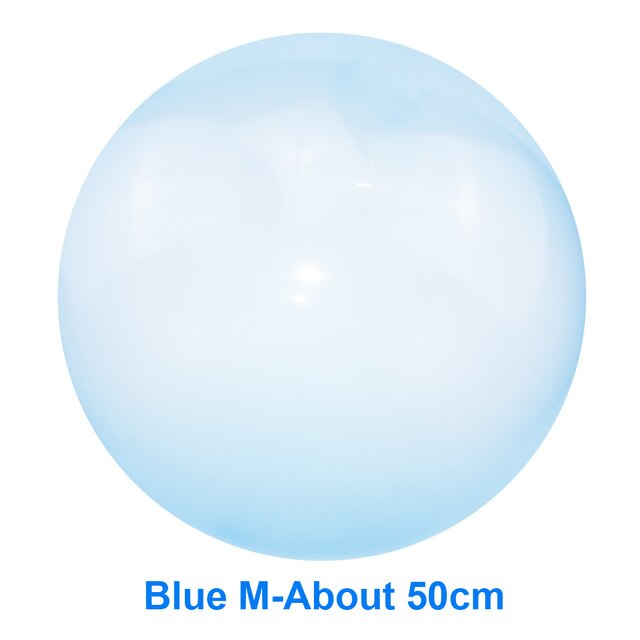 In Stock Durable Bubble Ball Inflatable Fun Ball Amazing Tear-Resistant Super Wubble Bubble Ball Inflatable Outdoor Balls: M Blue