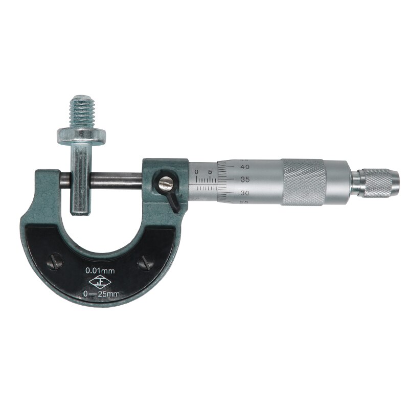 Ulkomikrometrit metriikka 0-25mm tarkkuus 0-25mm 0.01mm miniavaimella mittarisatula työkalu ulkohalkaisija mikrometri