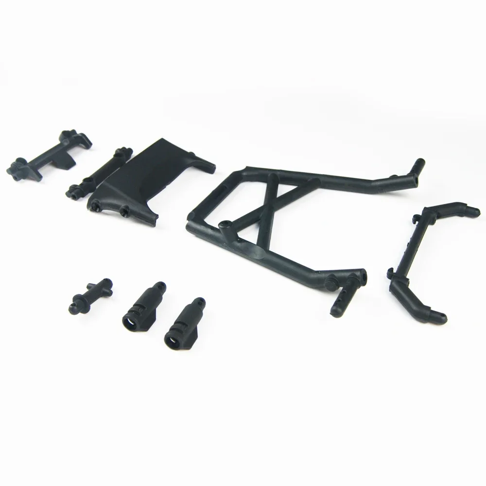 A Arm Radnabe Schott Stoßstange Unterfahrschutz Überrollkäfig Schockturm für Hpi Rovan KM Baja 5b 5t 5sc Buggy Truck: Freier Raum
