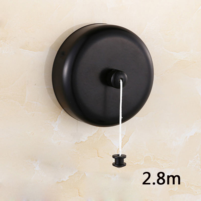 Stainless Steel Wall Hanger Retractable Indoor Clothes Hanger Magic Drying Rack Towel Rack Retractable Clothesline clothes dryer: Style 4