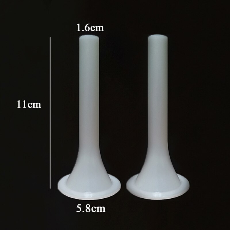 2 Pc Casings Sausage Making Funnel Stuffer Filler Sausage Casing Maker Tube Manual Meat for Homeuse Sausage Casing Cooking