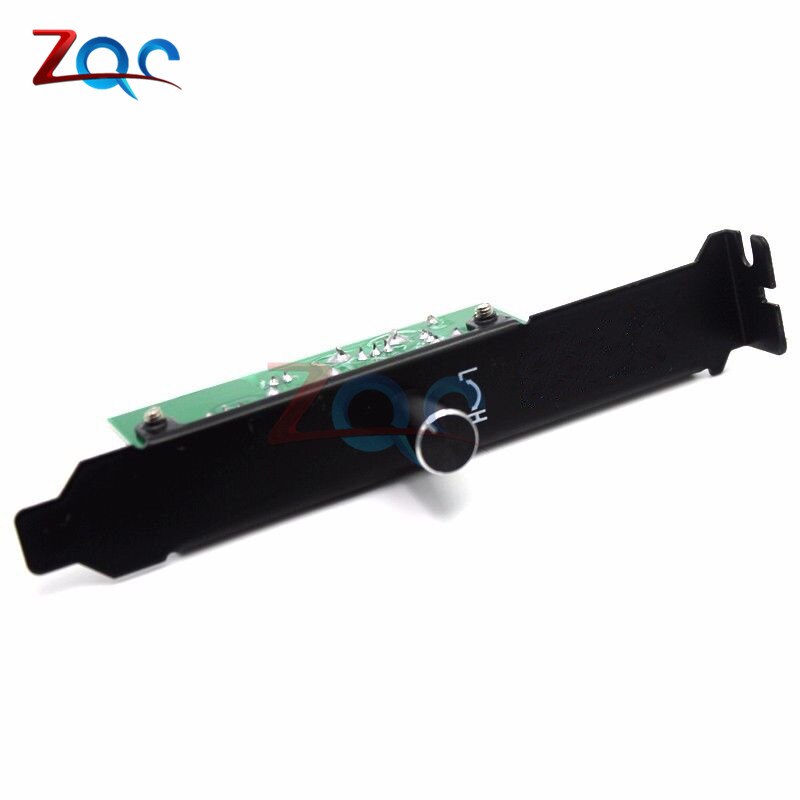 3 Channels PC Cooler Cooling Fan Speed Controller for CPU Case HDD VGA Fan with PCI Bracket Power by 12V Molex IDE 4pin