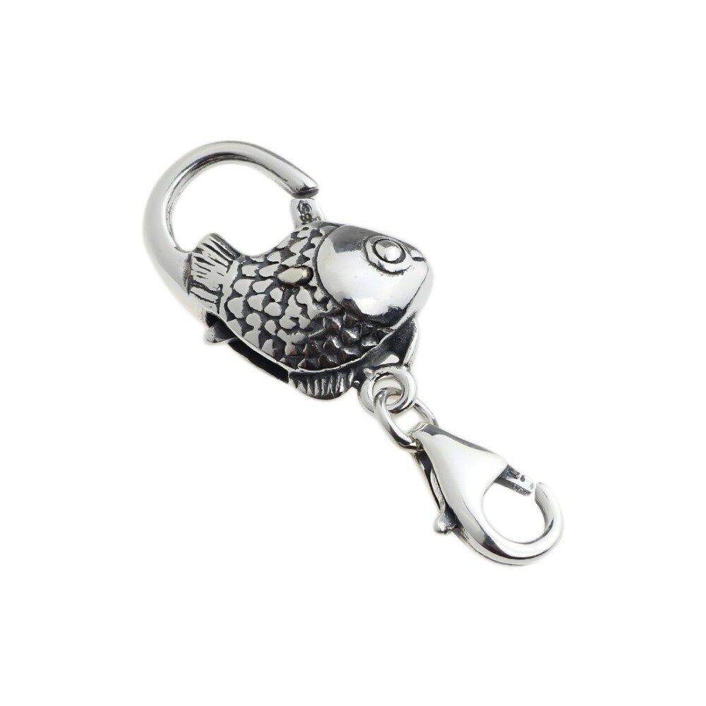 925 Sterling Silver Charms Tree castle Fish Flower Locks Lobster clasp beads Fit European Brand Bracelet Jewelry