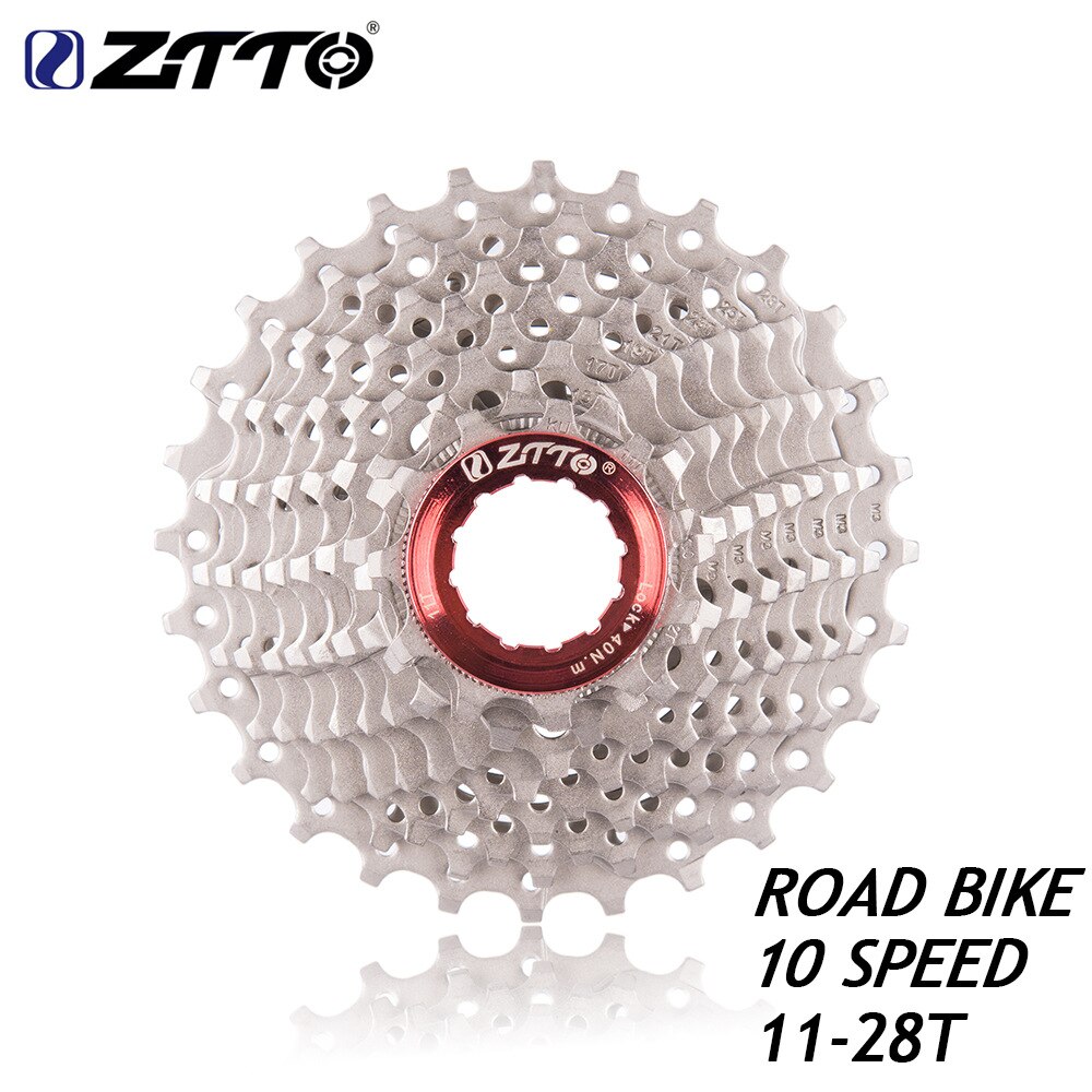 Cykel freewheel kassette tandhjul 8s/9s/10s/11s 11-25 28 32 36 40 42 46 50t slr on til mtb landevejscykel stål svinghjul hg system: 10s 11-28t