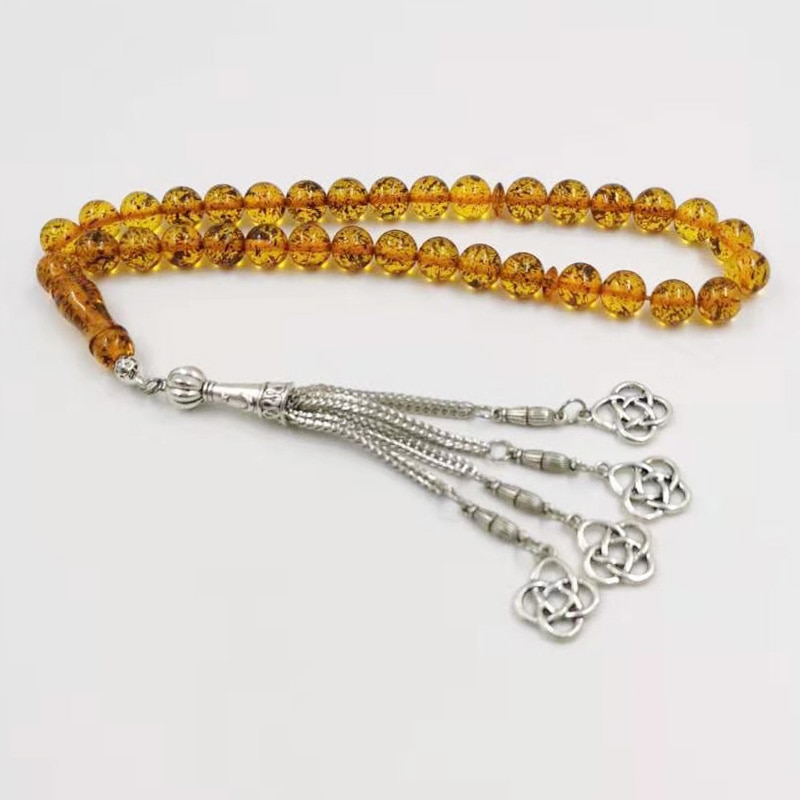 Duft harpiks tasbih 33 perler ramadan til eid muslim rosenkrans islamisk armbånd smykker tilbehør misbaha