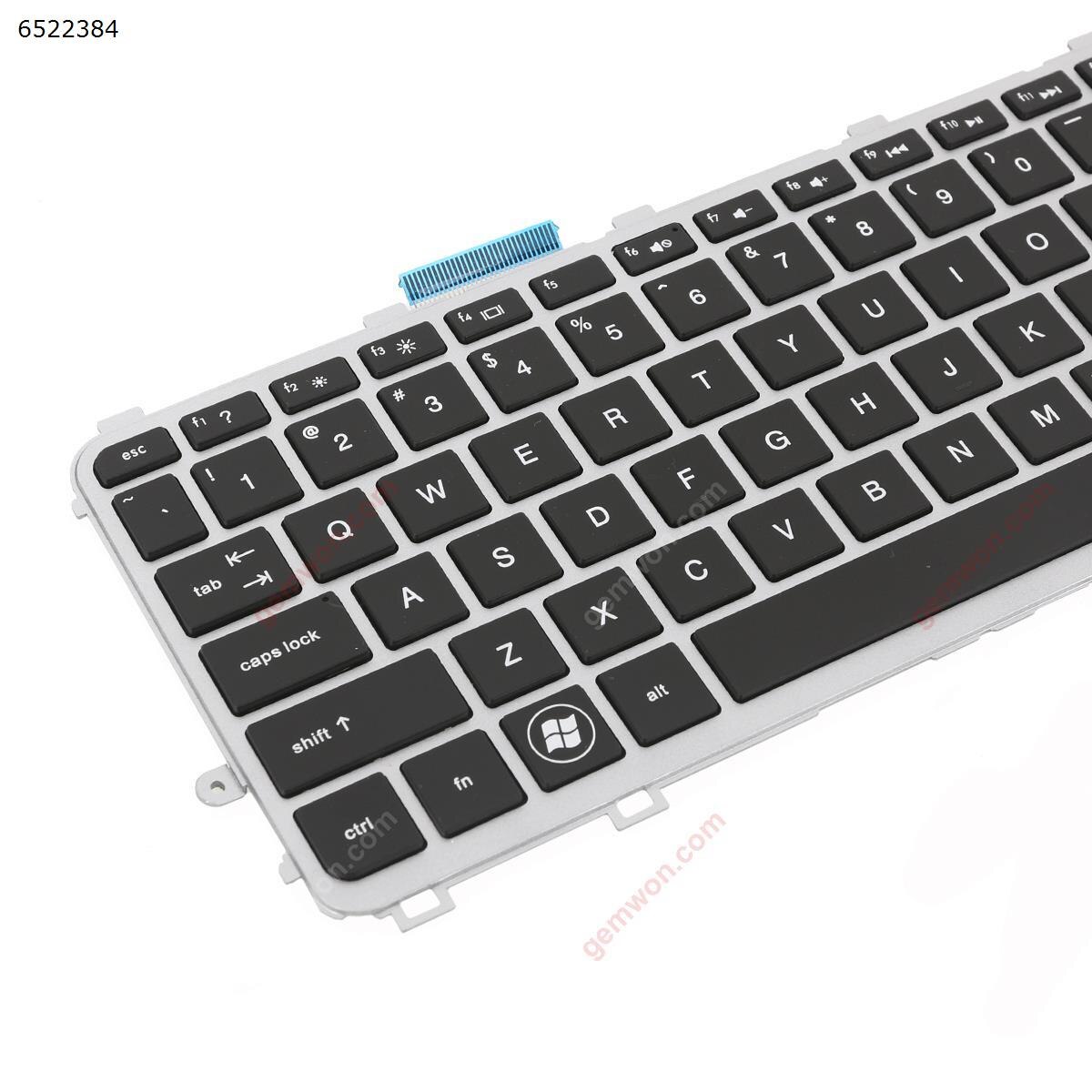 Us Qwerty Nieuw Toetsenbord Voor Hp Envy 15-J 17-J M7-J 15-J000 17-J000 M7-J000 M6-N M6-N000 M6-N100 Laptop Zilver Met Achtergrondverlichting