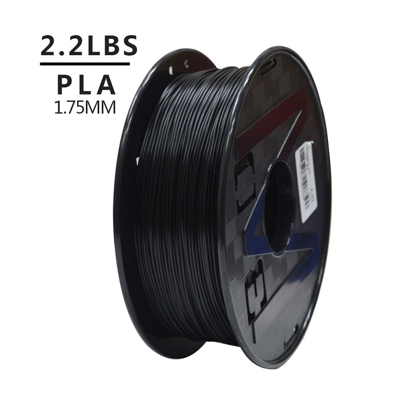 Filament PLA 1.75mm pour imprimante 3D 1KG par rouleau pour directe: Black