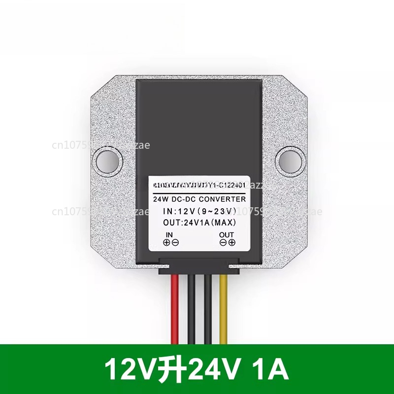 12v to 24v omformer , dc 12v to 24v strømforsyningsforsterkermodul 12v to 24v: Sølv