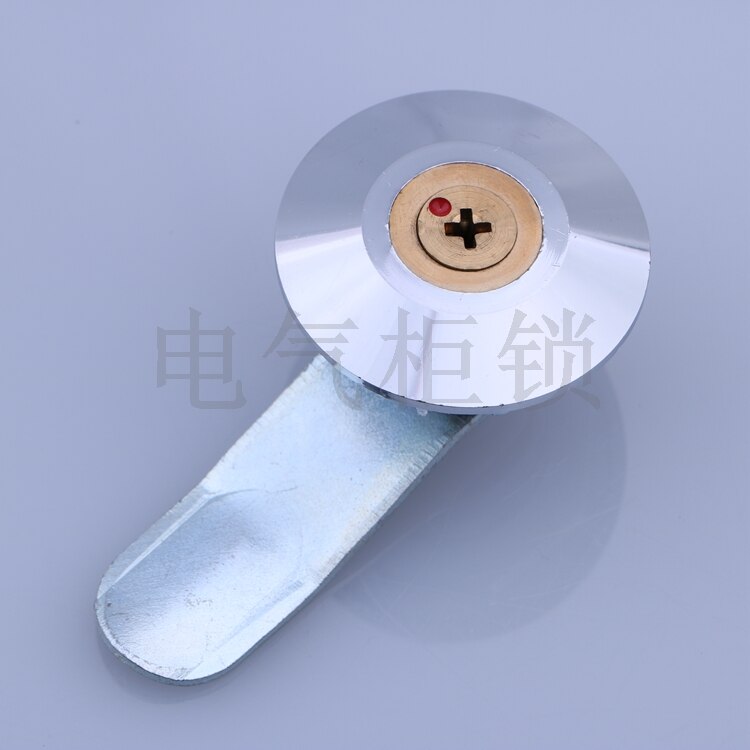 1pcs Tongue Lock for Distribution Box Cabinet Door Lock Switch Cabinet Door Lock Cross Copper Core Lock