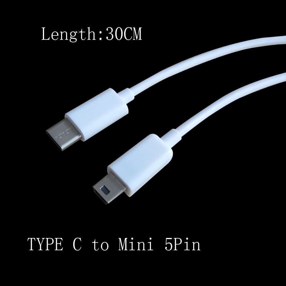 Usb Type C Naar Mini Usb Kabel USB-C Male Naar Mini-B Male Adapter 30Cm