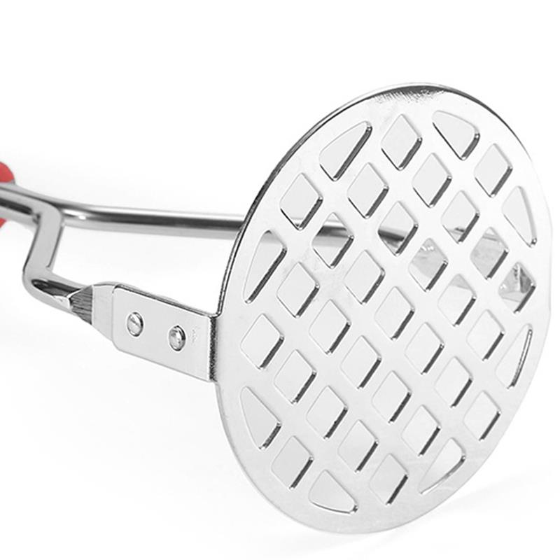 1Pc Rvs Aardappelen Modder Druk Modder Machine Aardappel Ricer Met Opknoping Gat Fruit Groente Gereedschap Voor Keuken