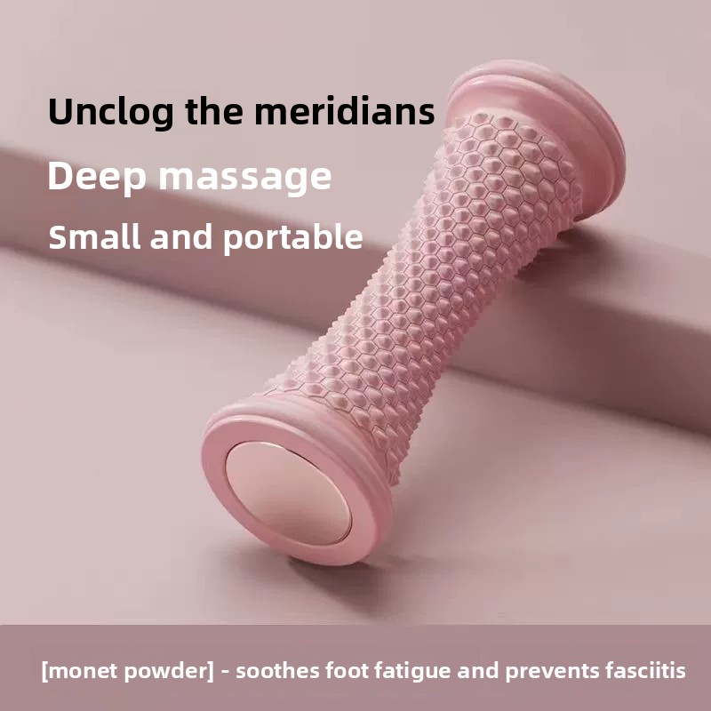 Voetmassage Massage Roller Fascia Roller Spierontspanning Yoga Massage Bal Platvoeten Boog Trainer Voetverzorgingshulpmiddel: Roze
