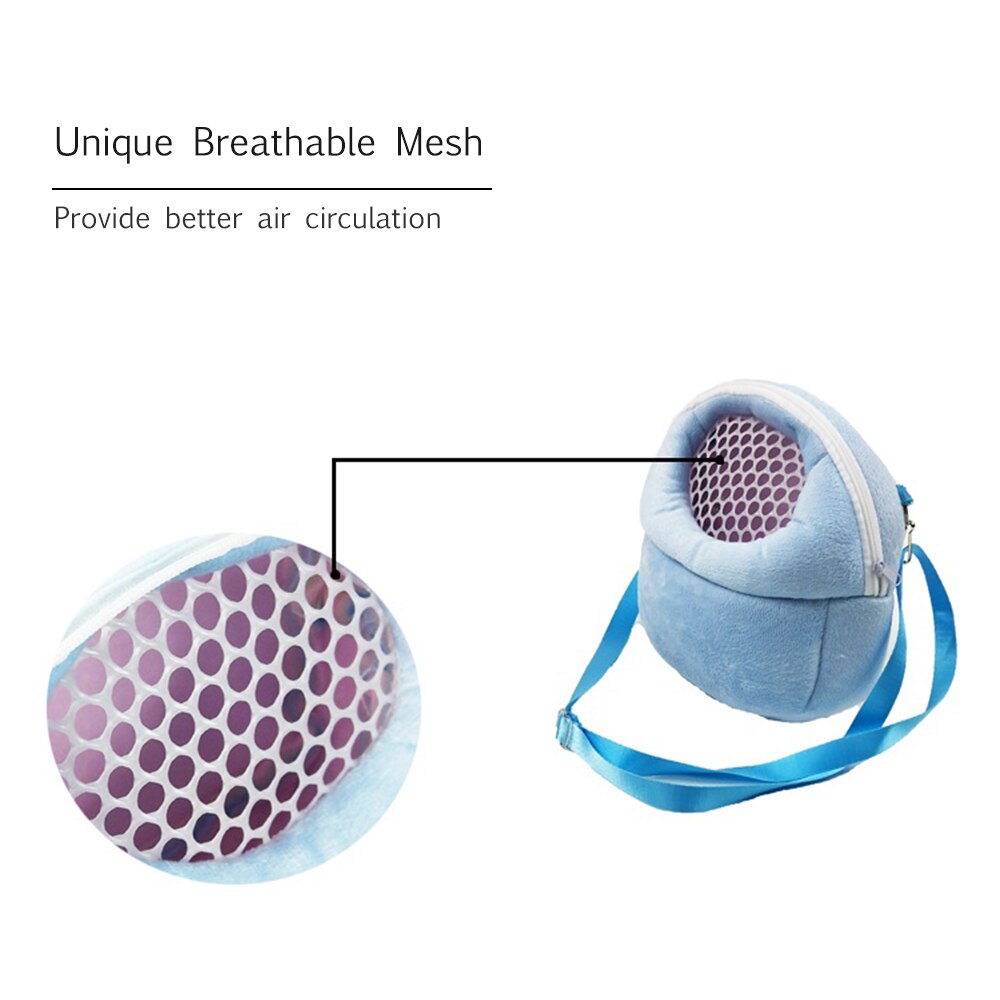 Suministros para mascotas, bolsa portátil para mascotas pequeñas, bolsa de transporte transpirable para hámster erizo, bolsas para animales al aire libre, bolsos, mochila de viaje