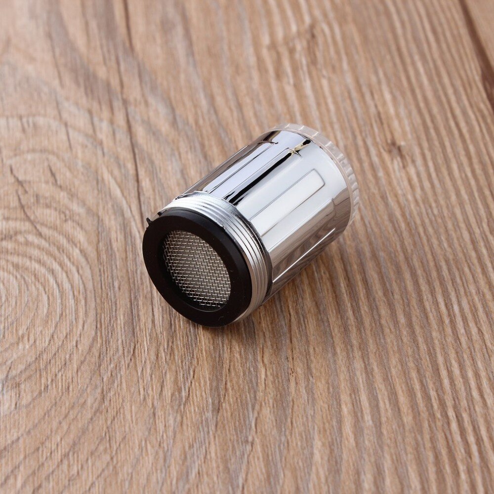 leuchtend LED Wasser Wasserhahn Dusche Wasserhahn Temperatur Sensor Intelligente Licht-hoch Wasser Düse Kopf Licht Küche Armaturen 3 Farbe