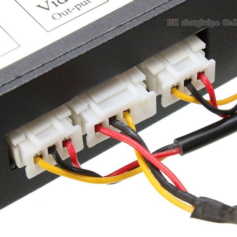 Parking Intelligent Control Box 2Ch Car Camera Image Video Automatic Switch Connect Front and Rear camera