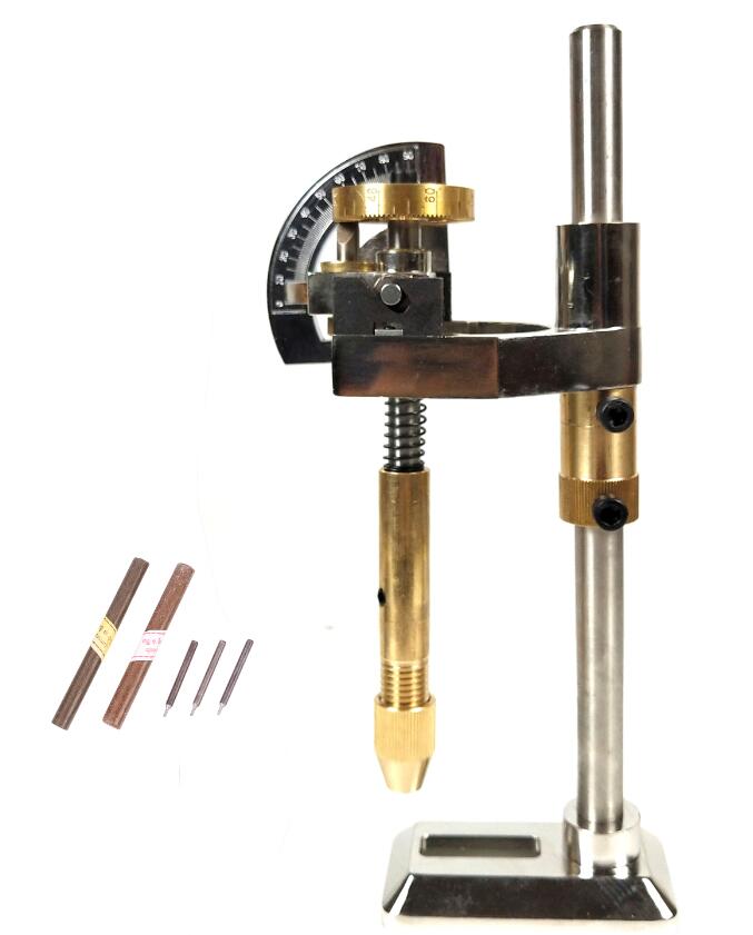 Lapidaire Machine Gem Facetten Machine Lapidaire Steen Hoek Frezen Polijsten Machine Met Dops En Lijm 96 Schaal: 64 Dial scale