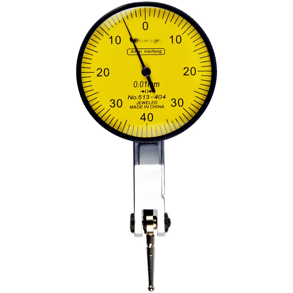 0-0.8mm Dial Test Indicator Level Gauge Scale Precision Metric Dovetail Rails Dial Indicator Measuring Instrument Tools