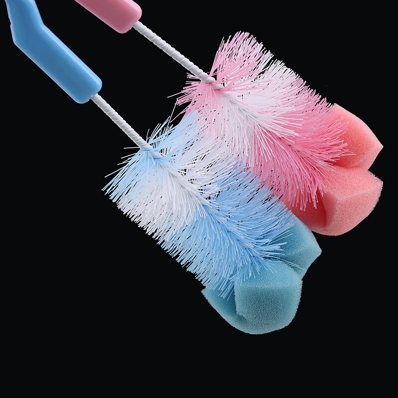 7Pcs/set Baby Bottle Brushes Brush 360-degree Rotating Head Cleaning Washing Brush Tools Straw Brush Set