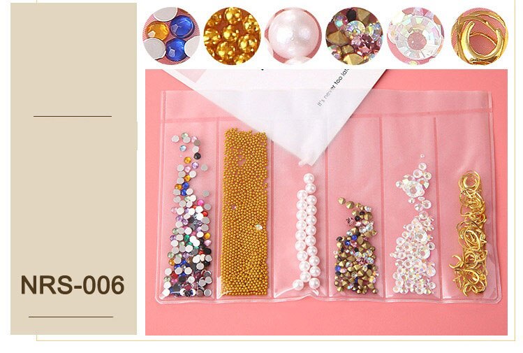 1 paquete mezclado 3D DIY oro hueco Metal remache de diamantes de imitación decoración de Arte de uñas perla DIY tacos de manicura Accesorios: 006