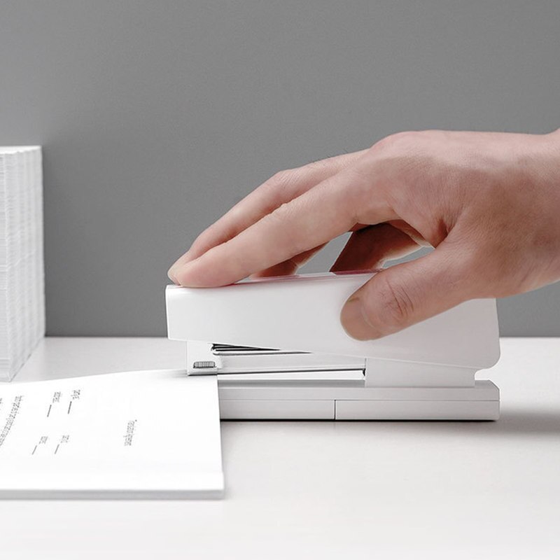 Original Xiaomi Mijia Kaco LEMO Stapler 24/6 26/6 with 100pcs Staples for Paper Binding Business School Office Use