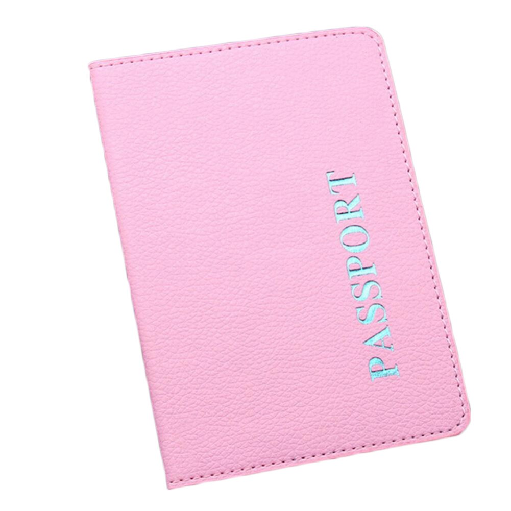 Water Proof Passport Holder ID Card Credit Card Holder 1PC Travel Passport Cover Multi Colors Passport Case Card Wallet: Pink