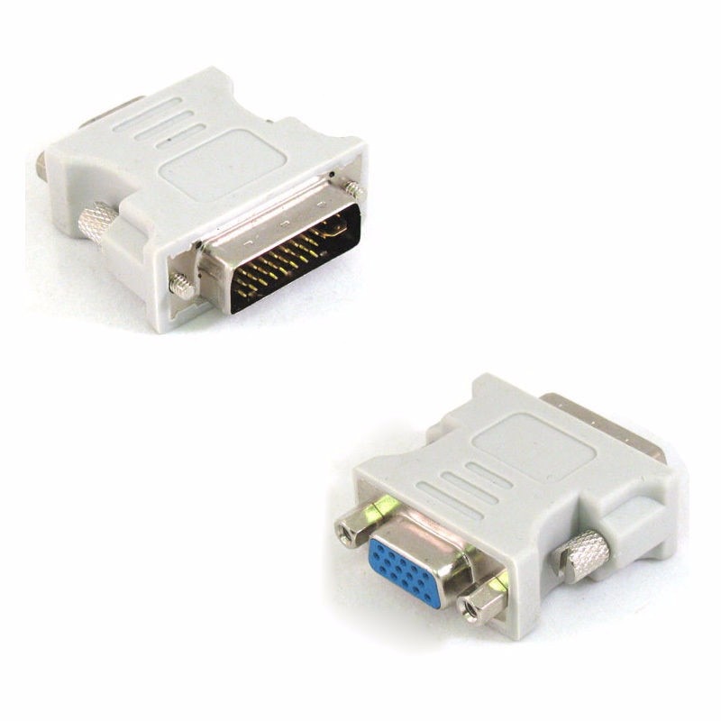 SUOZUN 1080P DVI i 24+5 to VGA Cable Male Female Converter Video Adapter Switch Connector for HDTV PC Projector Monitor Display