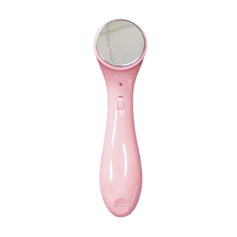 Dispositivo de masaje facial con vibración, masaje electrónico y herramienta de belleza para limpieza de la piel,: Pink