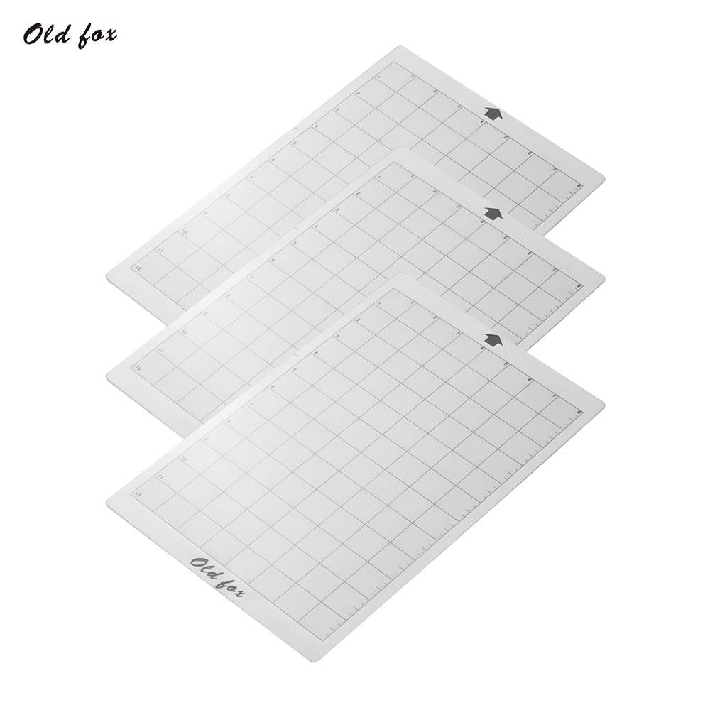 Oude Vos 1/3/5Pcs 8in * 12Inreplacement Snijden Mat Transparante Lijm Mat Voor Silhouette Cameo cricut Verkennen Plotter Machine