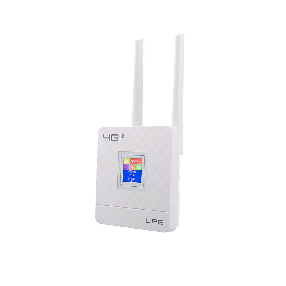 3G 4G Draagbare Hotspot Lte Wifi Router Wan/Lan-poort Dual Externe Antennes Unlocked Draadloze Cpe Router + Sim Card Slot: EU