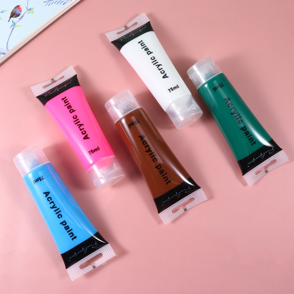 75ml 12 farver malet graffiti maling akryl maling sæt håndmalet pigment kit vægmaling pigment sæt fine art maling