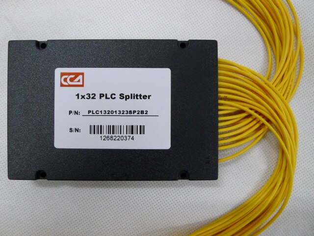 1*32 CATV Fiber Optic PLC Splitter pigtail,singlemode with SC/APC connector for FTTH,1x32 ODN box module