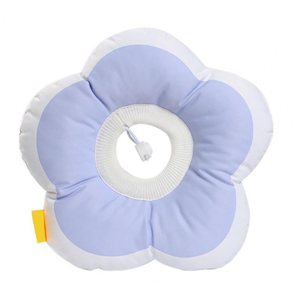 Bloem Vorm Anti-Bite Anti-Likken Hals Kat Hond Beschermende Cirkel Kraag: Paars / L