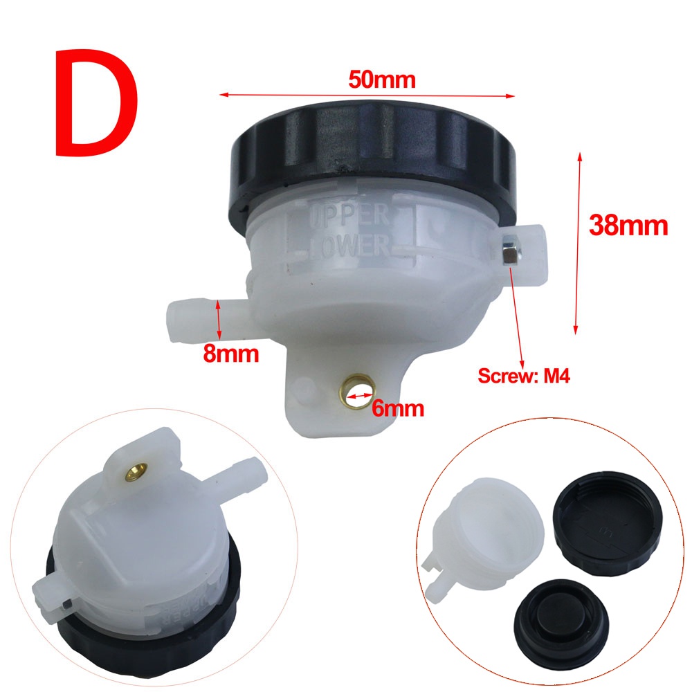 Universale Del Motociclo Leva Freno Serbatoio Olio Freno A Piede Cilindro maestro Tazza di Olio Bottiglia di Fluido Serbatoio sporco bicicletta scooter Pitbike: MULTI